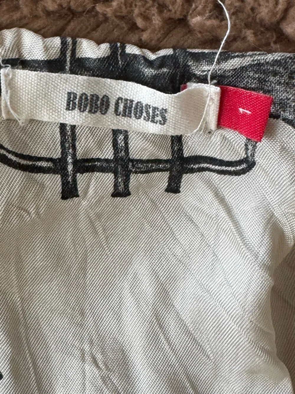 Bobo choses Fleece Teddy vest - brown 1y